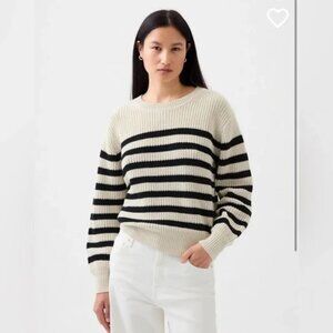GAP Shaker-Stitch Crewneck Sweater - Size XS